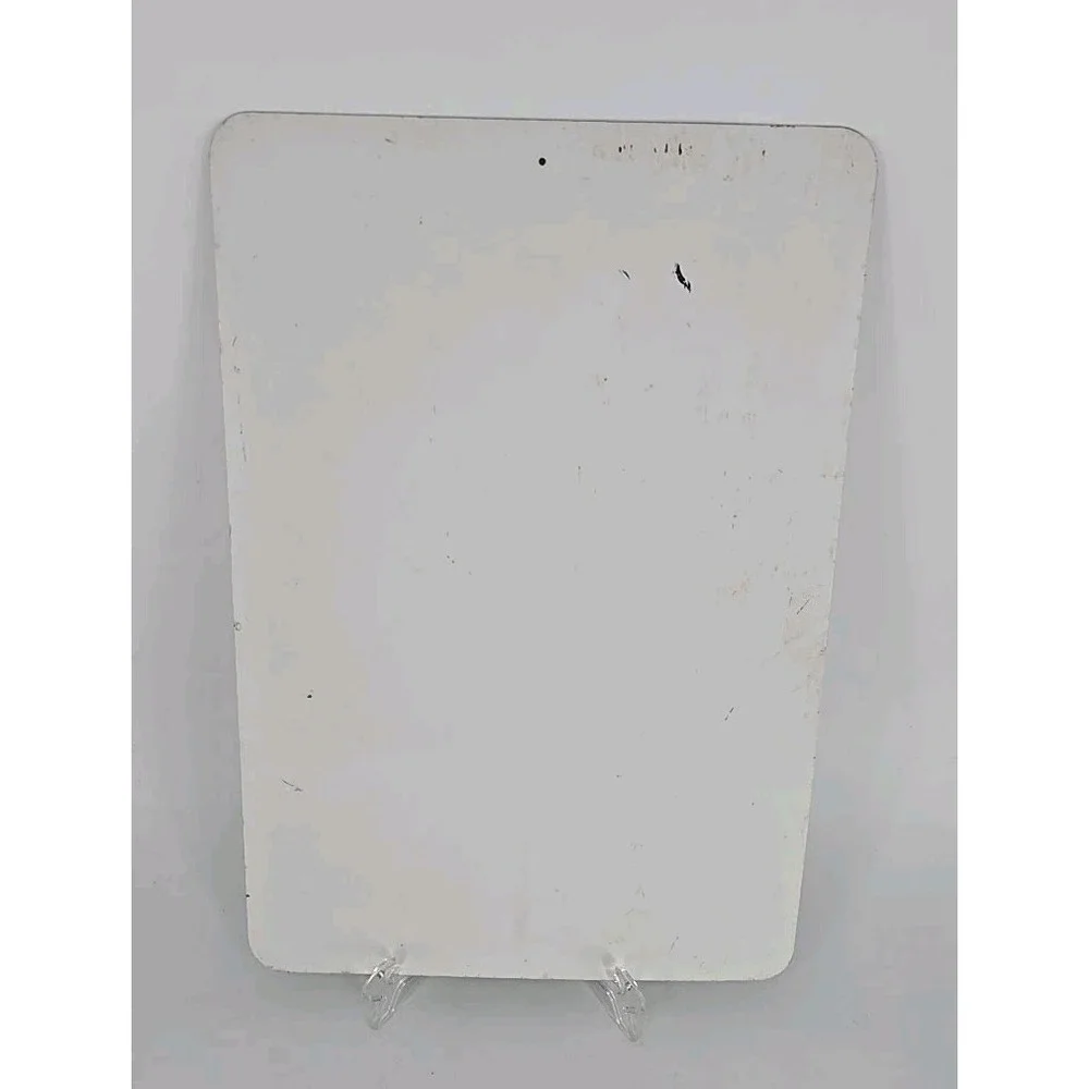 Vtg Metal STOKED 365 Surfing Sign - 90s Retro Black & White - CA Education 18x12